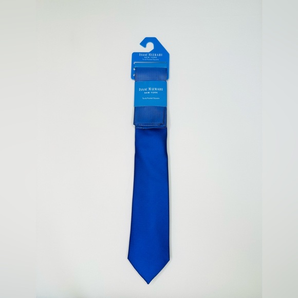 isaac mizrahimen tie & pocket square - Picture 1 of 5